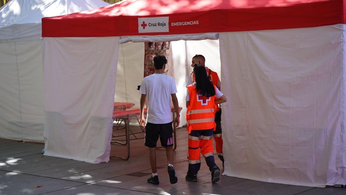 Cruz Roja atiende a 24 personas durante el lunes de San Mateo, ninguna de gravedad