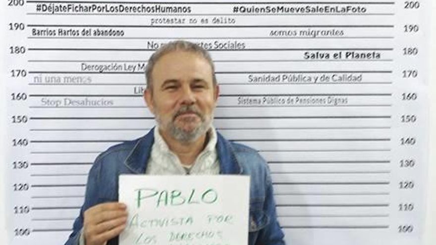 Pablo Fernández, histórico militante de la Asociación Pro Derechos Humanos de Andalucía fallecido este sábado.