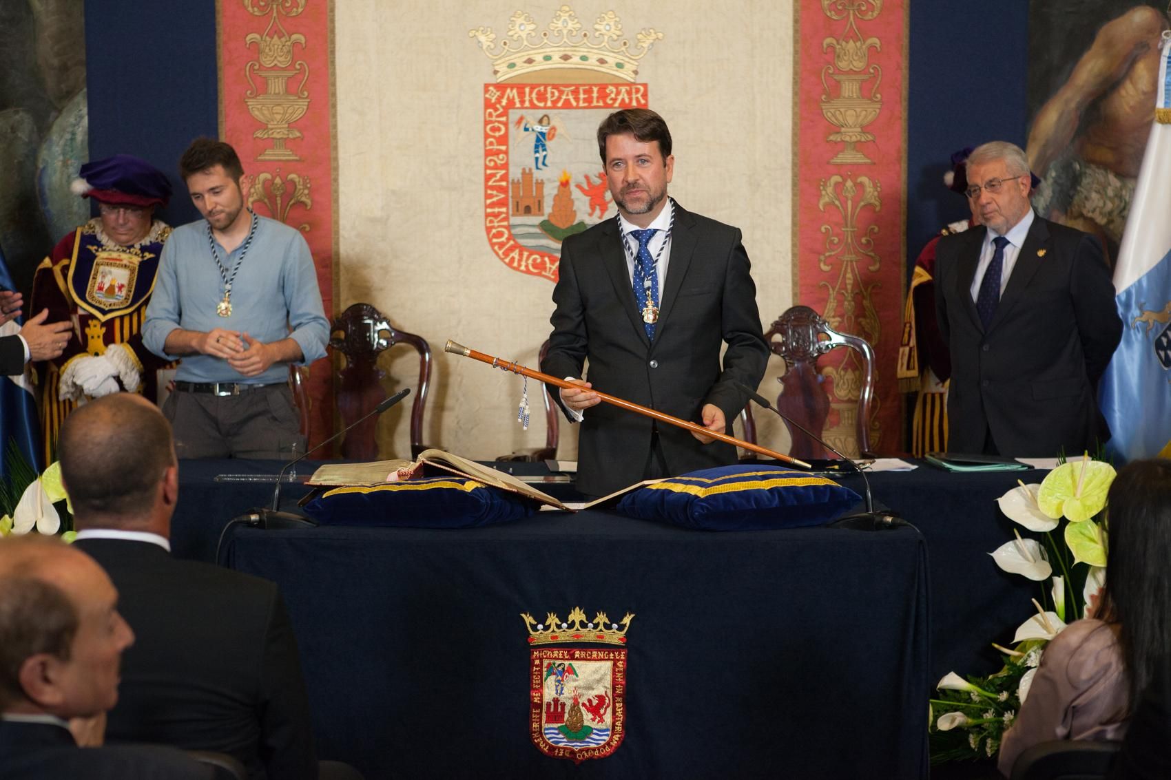Carlos Alonso, en la constitución del Cabildo de Tenerife (CEDIDA)