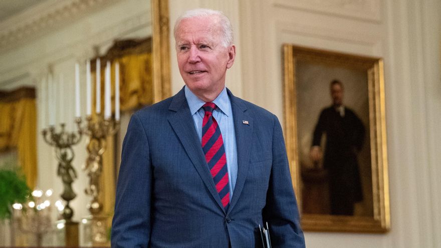 El presidente de EEUU, Joe Biden, en la Casa Blanca. EFE/EPA/SHAWN THEW