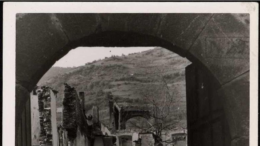 "Potes, la mártir. Detalle del incendio rojo". 5-9-37