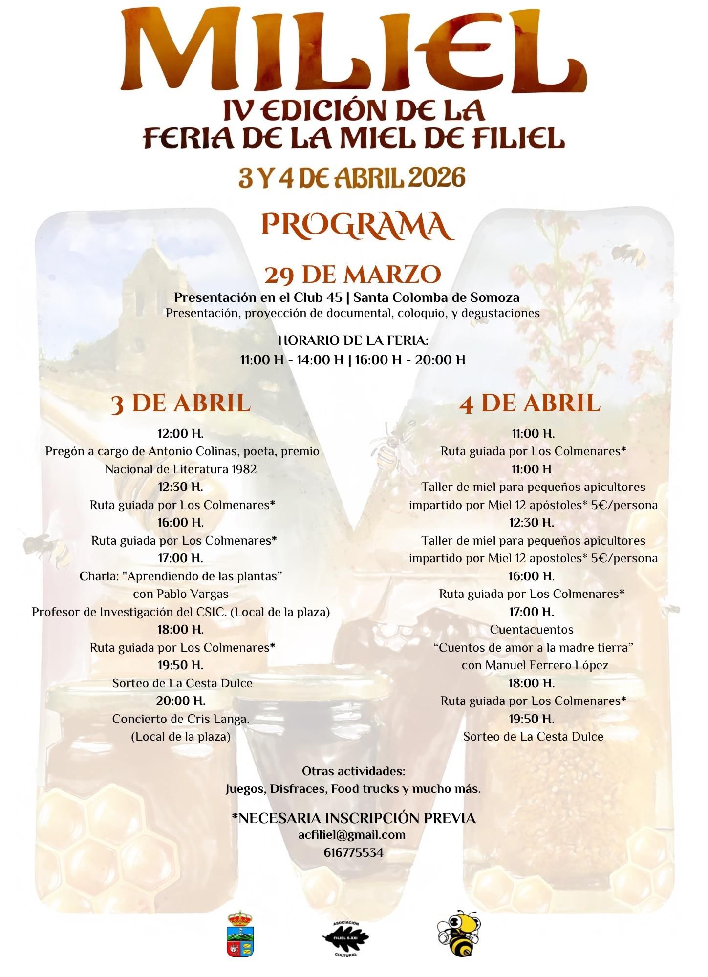 Programa de la nueva edición de Miliel.