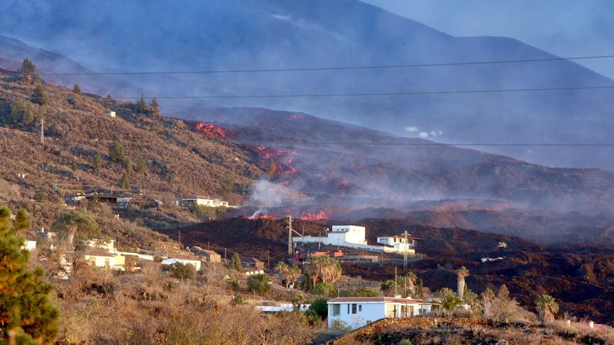 Avance de las coladas.