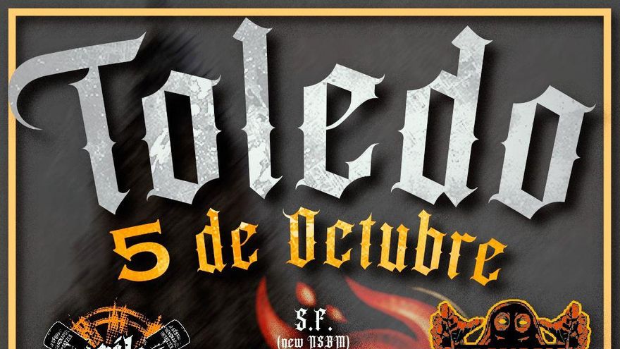 Grupos musicales "neonazis" convocan para octubre una jornada de conciertos y acampada en Toledo