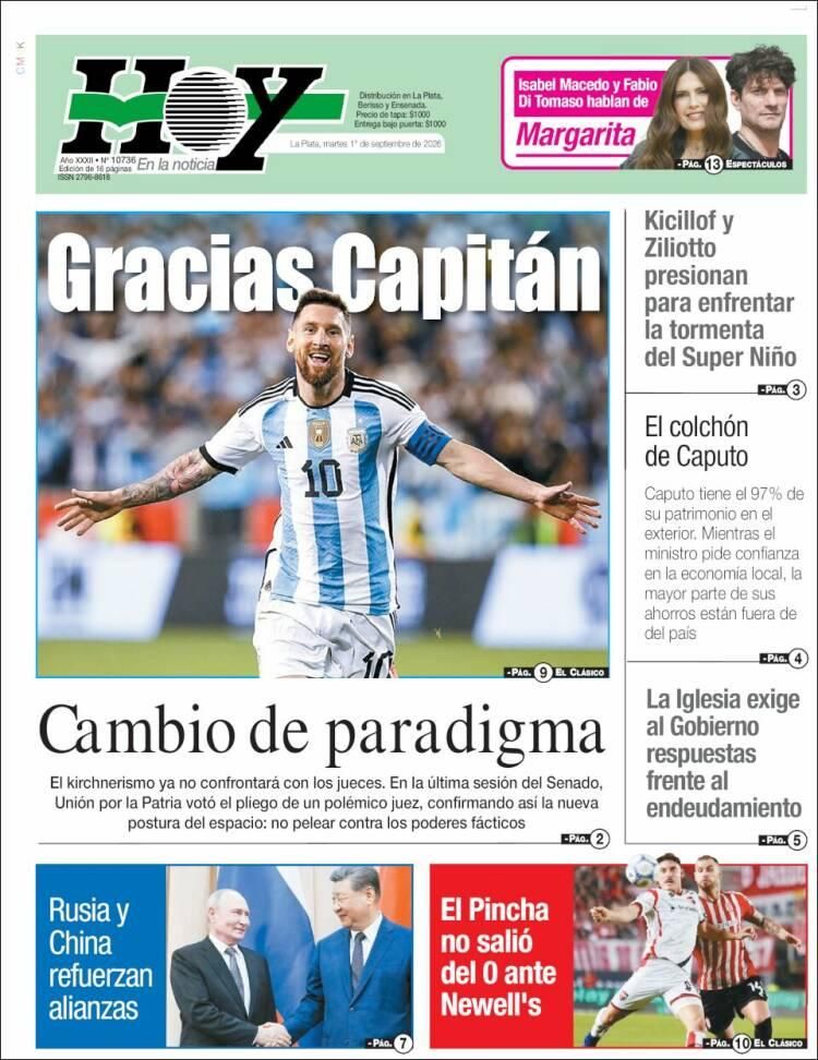 El adiós de Messi a la Selección, en las tapas de diarios de Argentina y el mundo