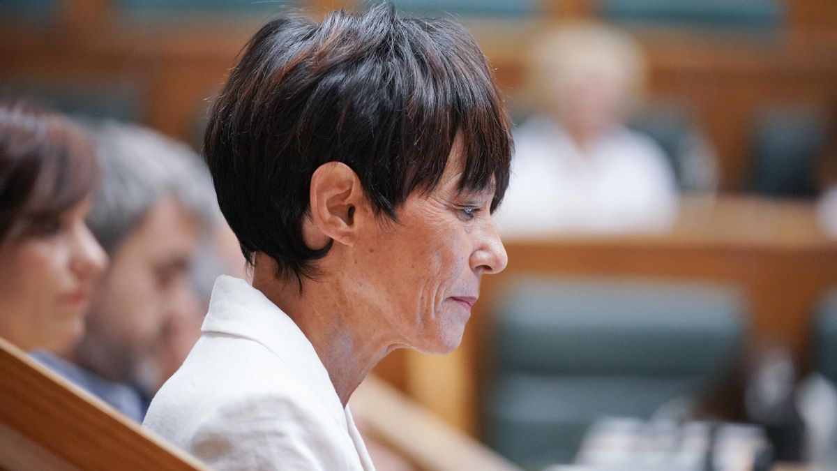 La portavoz de EH Bildu en el Parlamento vasco, Maddalen Iriarte