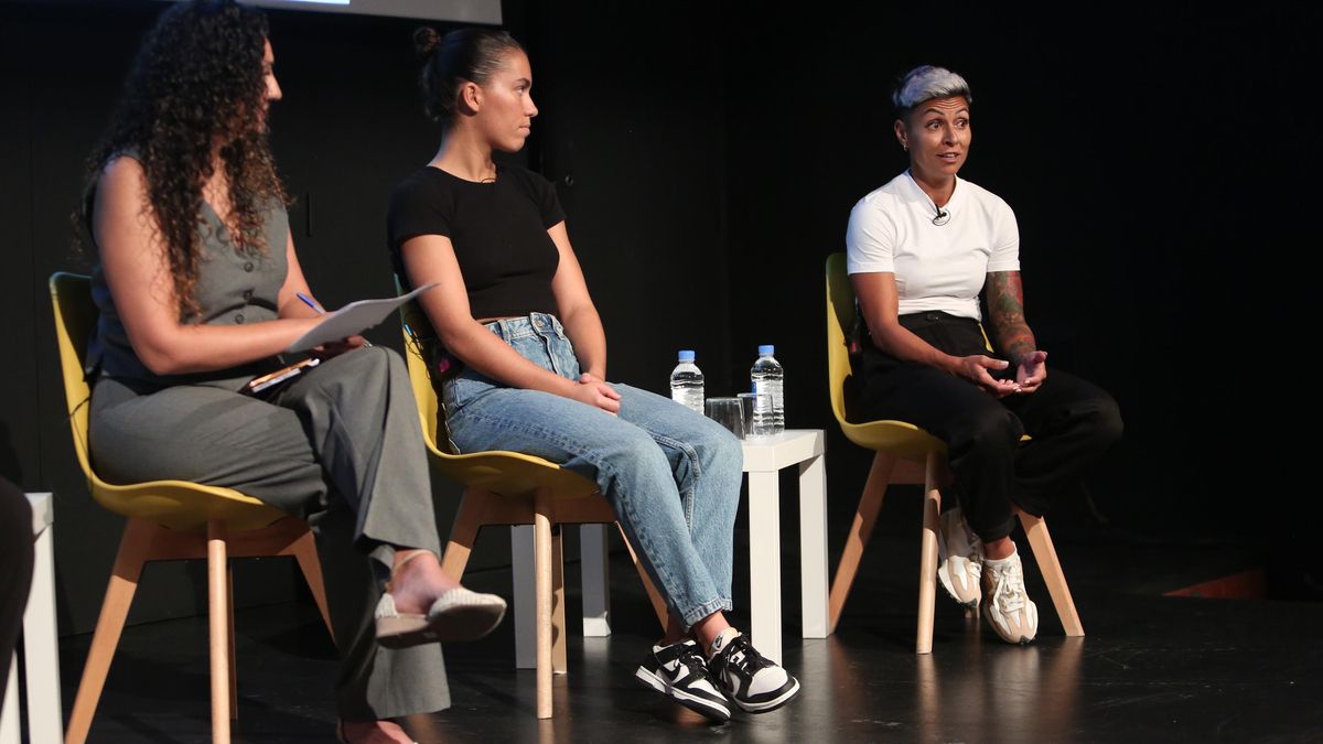 María José Pérez en el encuentro 'Igualdad y Deporte en Canarias: construyendo referentes'