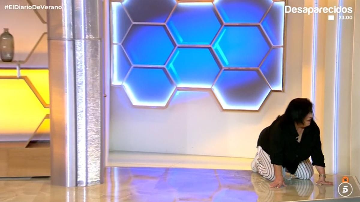 Mari, tras sufrir una caída en 'El diario de verano'