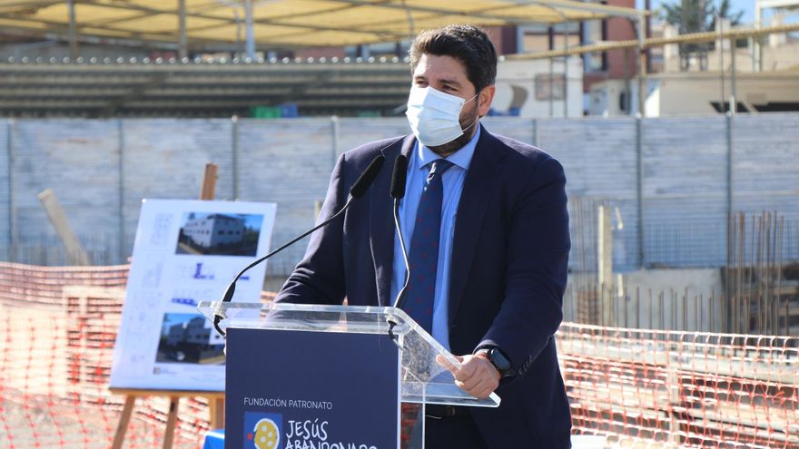 Fotonoticia+ Sonido/ López Miras Preside El Acto De Colocación De La Primera Piedra Del Nuevo Edificio Par A Talleres De Jesús Abandonado