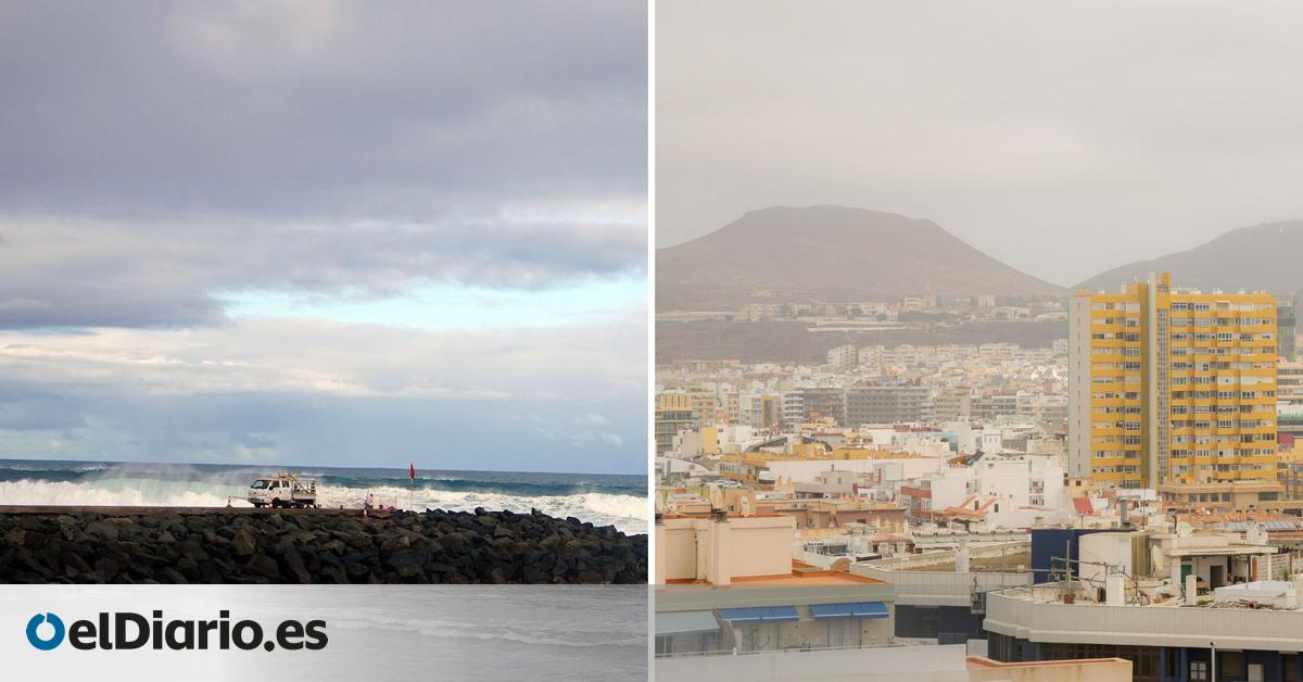 Canarias, en prealerta por el mal estado del mar y presencia de calima a partir de este miércoles