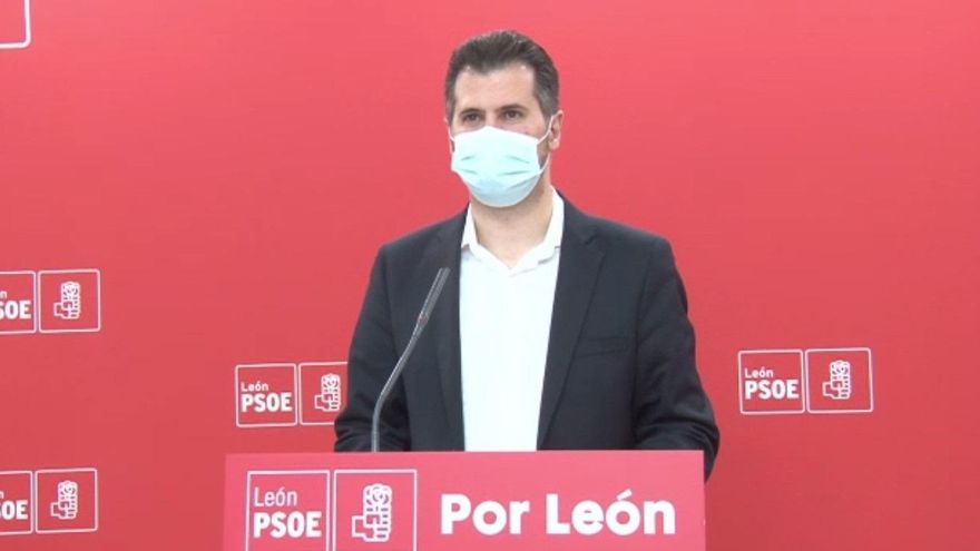 El secretario general del PSOECyL, Luis Tudanca.