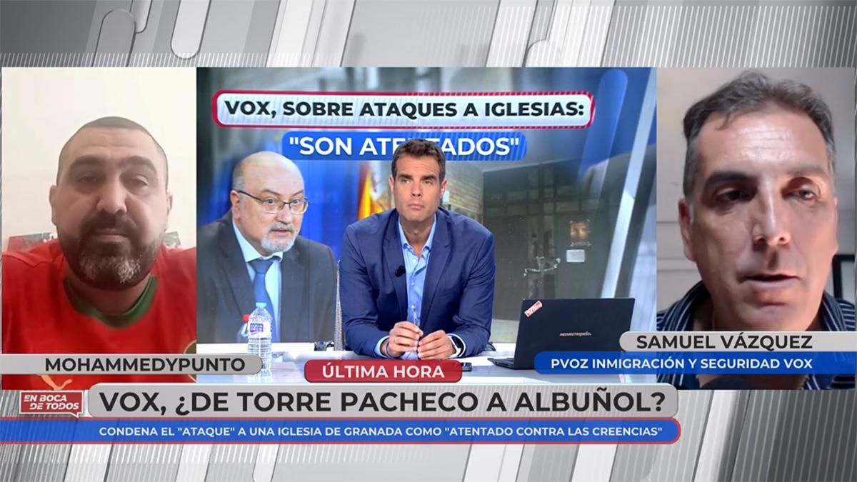 Un portavoz de Vox, contra 'En boca de todos' por sus tertulianos: "Habéis permitido que me deshumanicen una serie de sinvergüenzas"