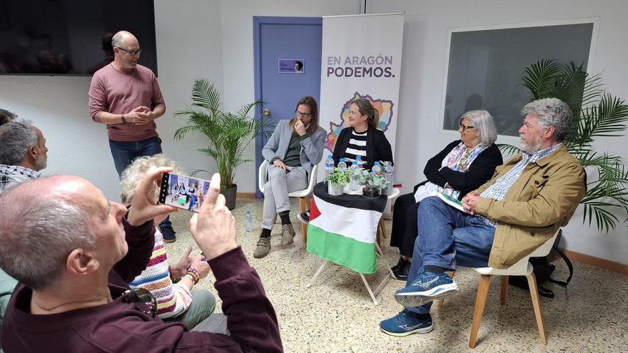Podemos inicia una nueva etapa en Aragón, aunque sigue sin cerrar la ruptura con el grupo de las Cortes