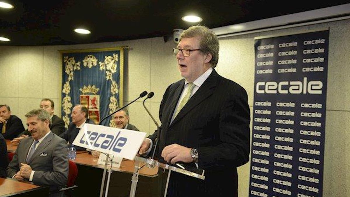 Santiago Aparicio, presidente de CECALE, en una imagen de archivo.