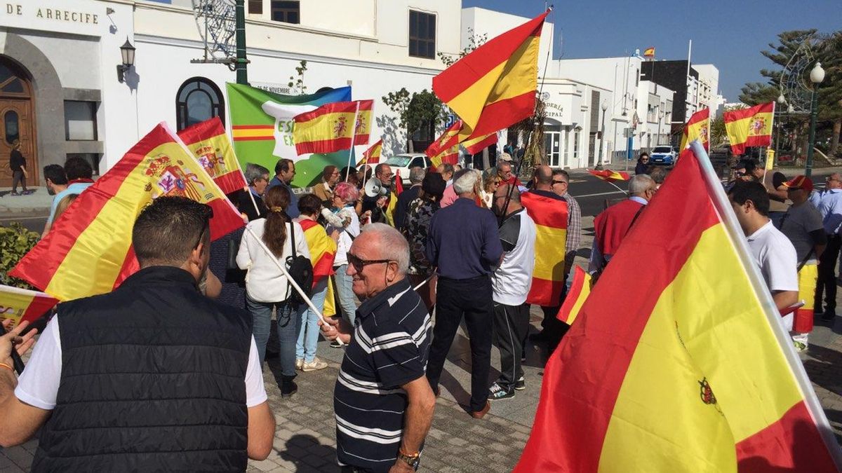 Así han sido las concentraciones de Vox en Canarias