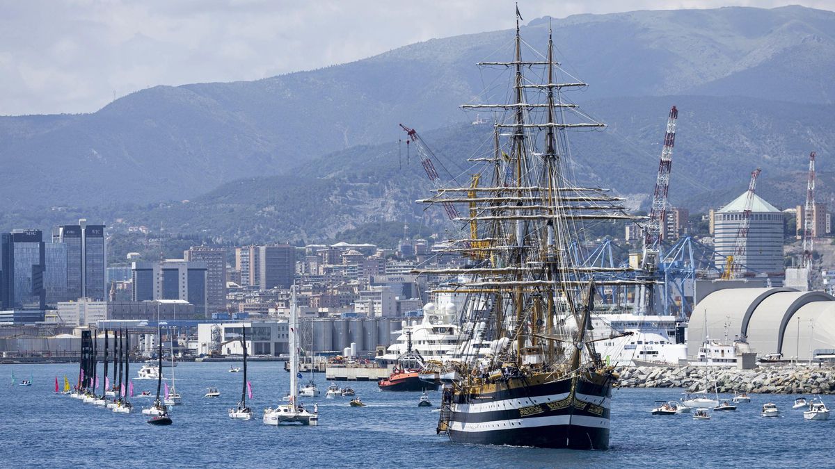 El Amerigo Vespucci actúa como un prestigioso embajador itinerante de la cultura, la elegancia y la industria marítima italiana