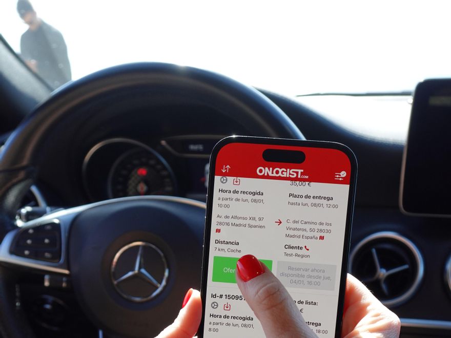 El traslado de un vehículo puede organizarse a través de una aplicación.