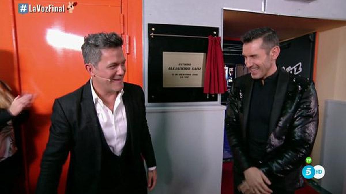 El 'Estudio Alejandro Sanz' y otros regalos en la final de 'La Voz'