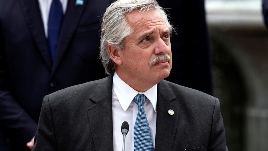 El presidente de Argentina, Alberto Fernández. EFE/ Alberto Valdes/Archivo