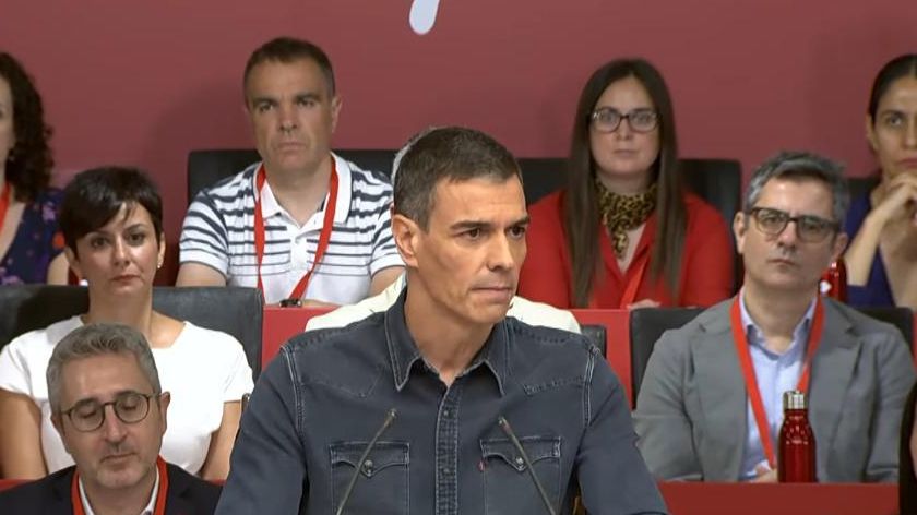Pedro Sánchez en el Comité Federal