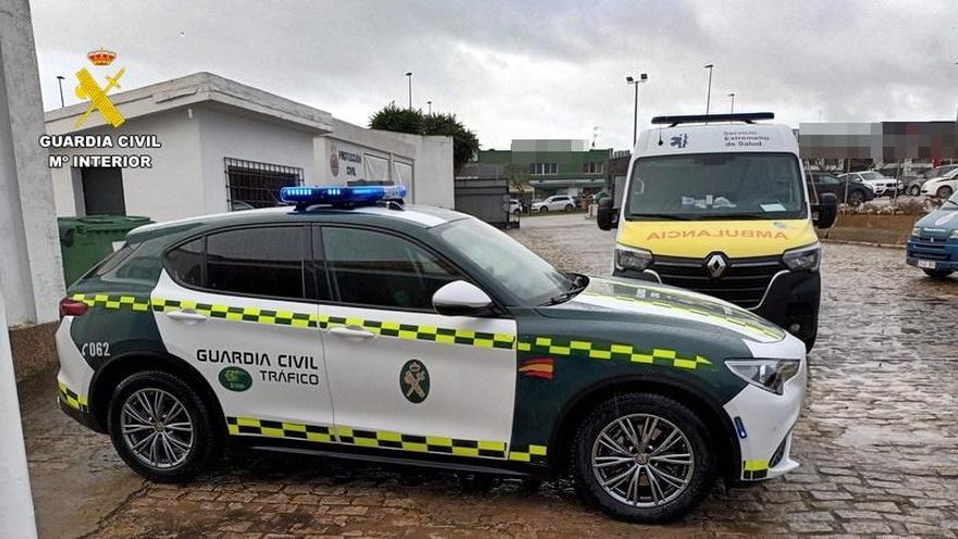 Un conductor de ambulancia con cinco pacientes a bordo da positivo en drogas, Villanueva de la Serena