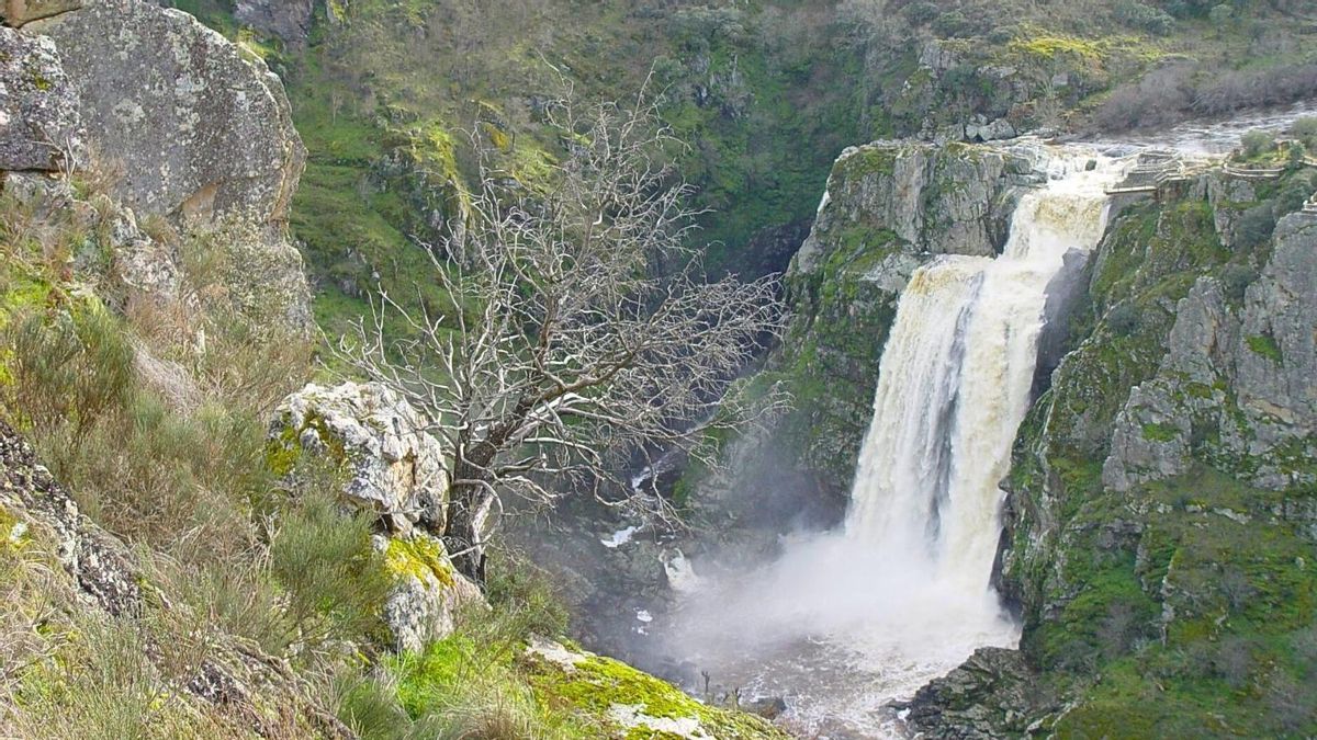 La cascada del Pozo de los Humos, en Arribes del Duero.