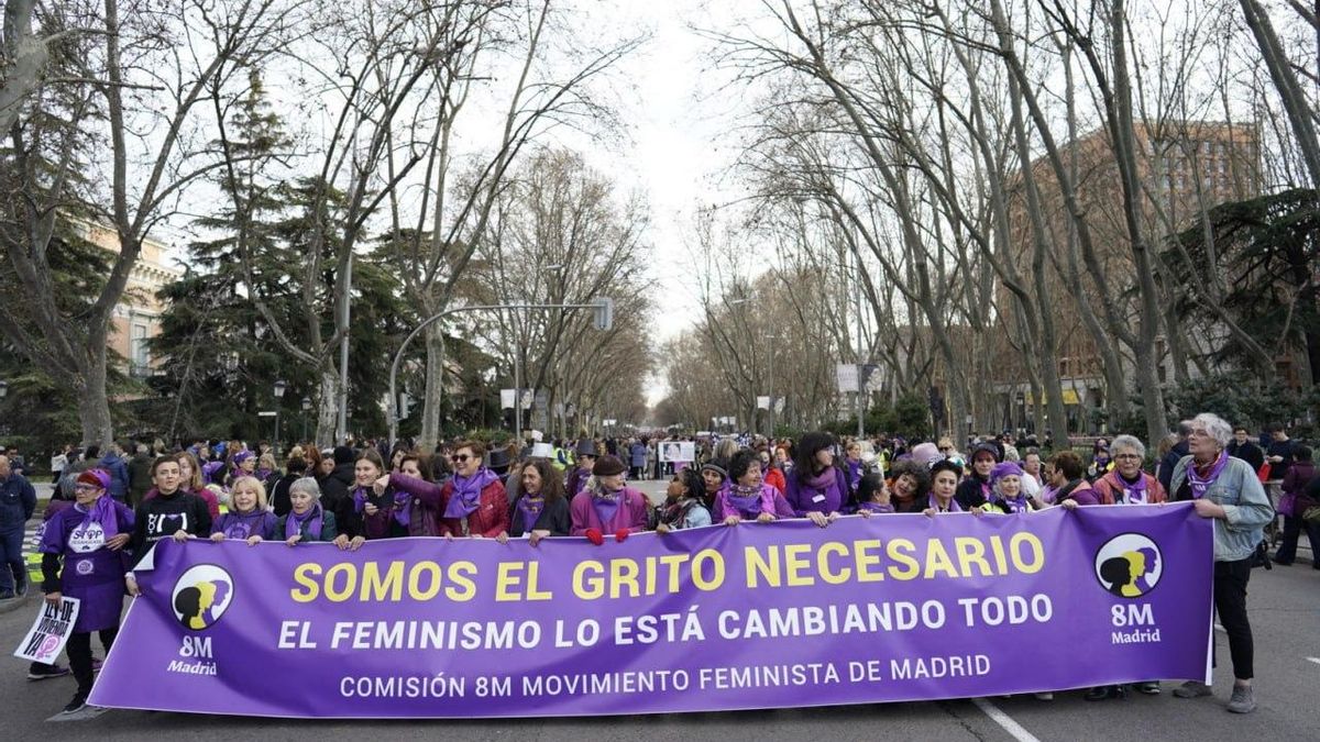 Manifestación del 8M en Madrid.