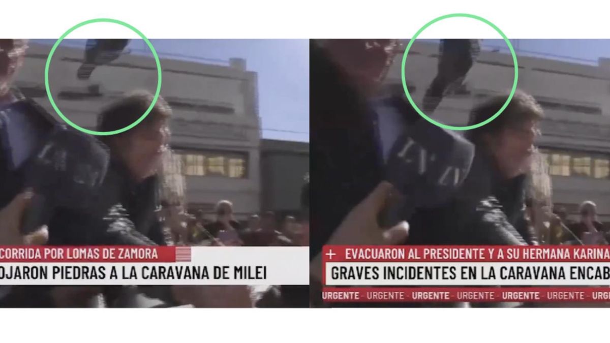 Fotogramas del video publicado por LN+.