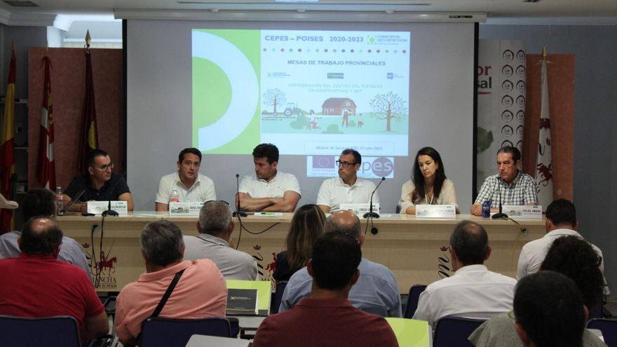 Las jornadas reunieron a varias cooperativas de pistacho ya asentadas y otras que están comenzando