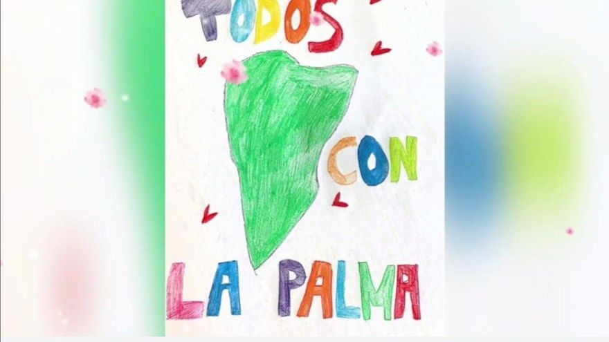 'Una carta, una sonrisa': los niños ingresados en hospitales de Tenerife mandan mensajes de apoyo a los pequeños afectados por el volcán