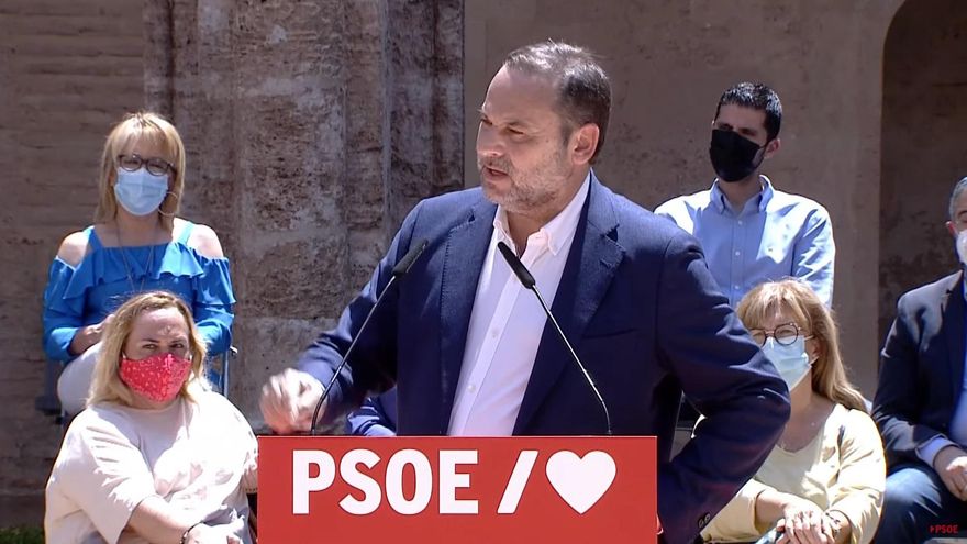 El Secretario De Organización Del PSOE Y Ministro De Transportes, Movilidad Y Agenda Urbana, José Luis Ábalos, Participa En Un Acto Para Celebrar 3 Años De Gobierno Progresista En España.