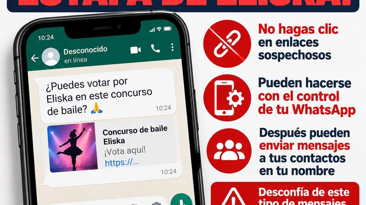 "¿Podrías votar por Eliska?": la estafa que provoca la pérdida de control de tu Whatsapp para estafar a tus amigos