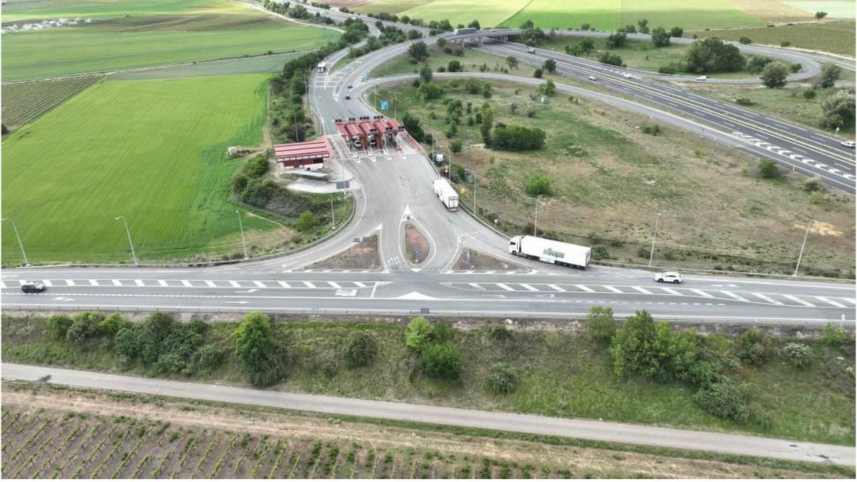 Mejora de la intersección de la carretera N-126 con la autopista AP-68 en Haro