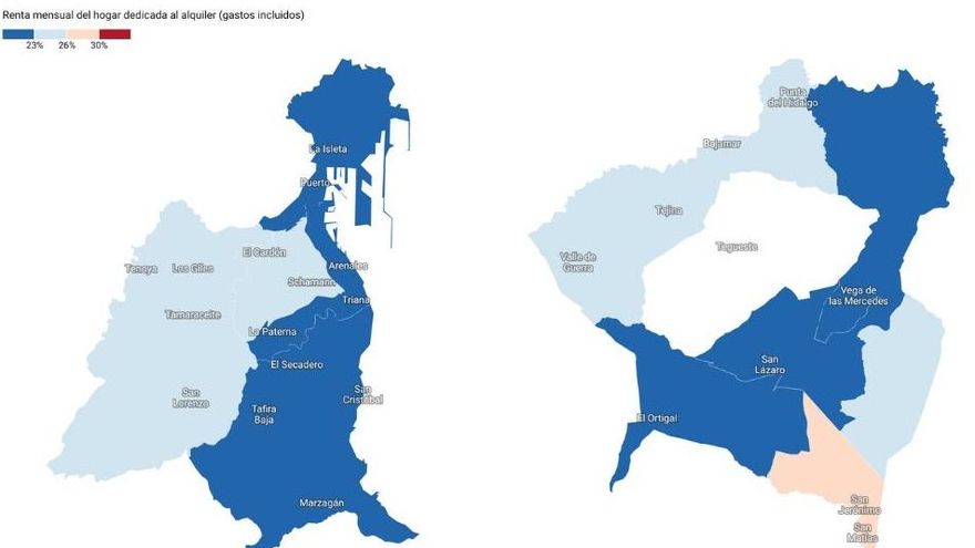 Al menos 10 municipios canarios están tensionados por el mercado del alquiler, según la futura ley de vivienda