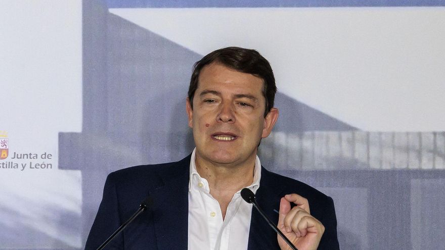 Alfonso Fernández Mañueco, este martes.