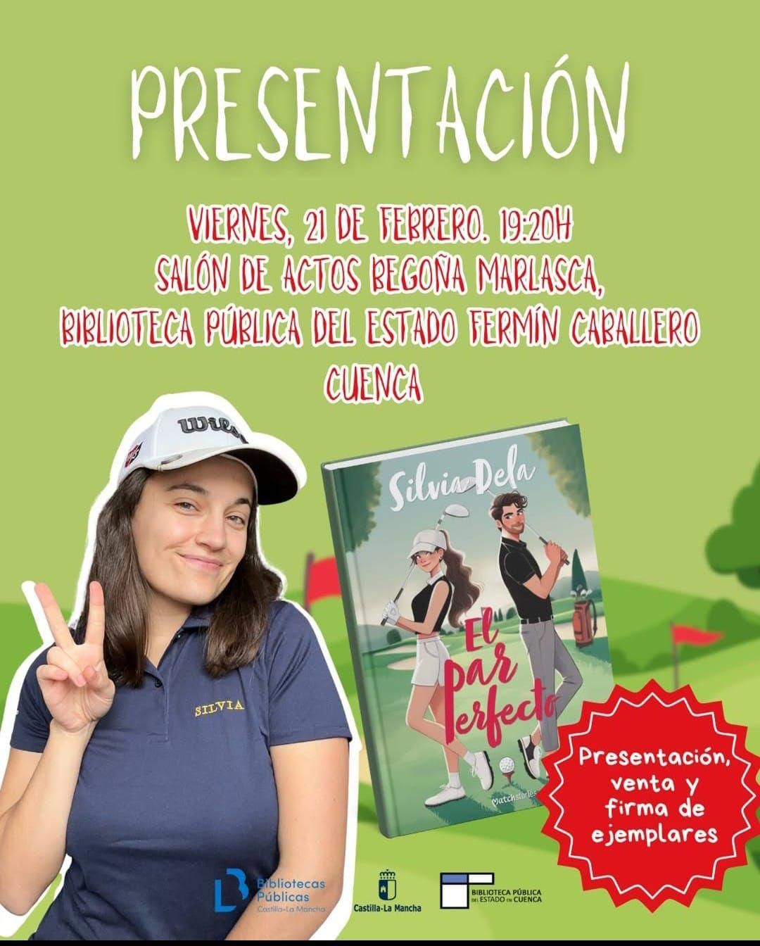 Cartel de la presentación de 'El par perfecto' en Cuenca el 21 de febrero