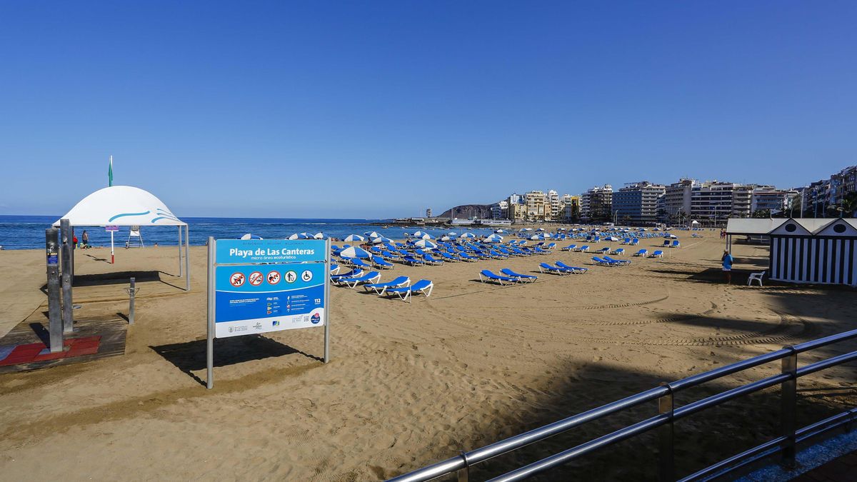 Este jueves, máximas de 32 grados en Canarias, con nubes bajas al norte
