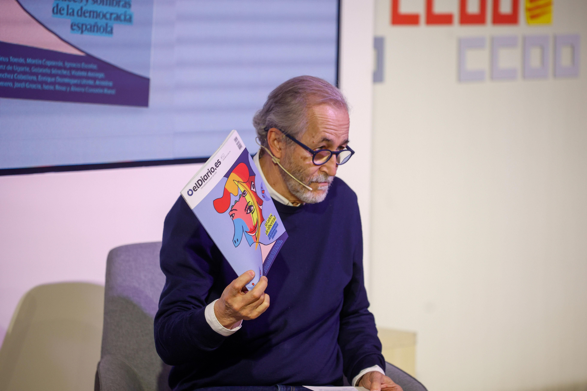 Presentación en Barcelona de la revista de elDiario.es '50 años de libertad', en imágenes
