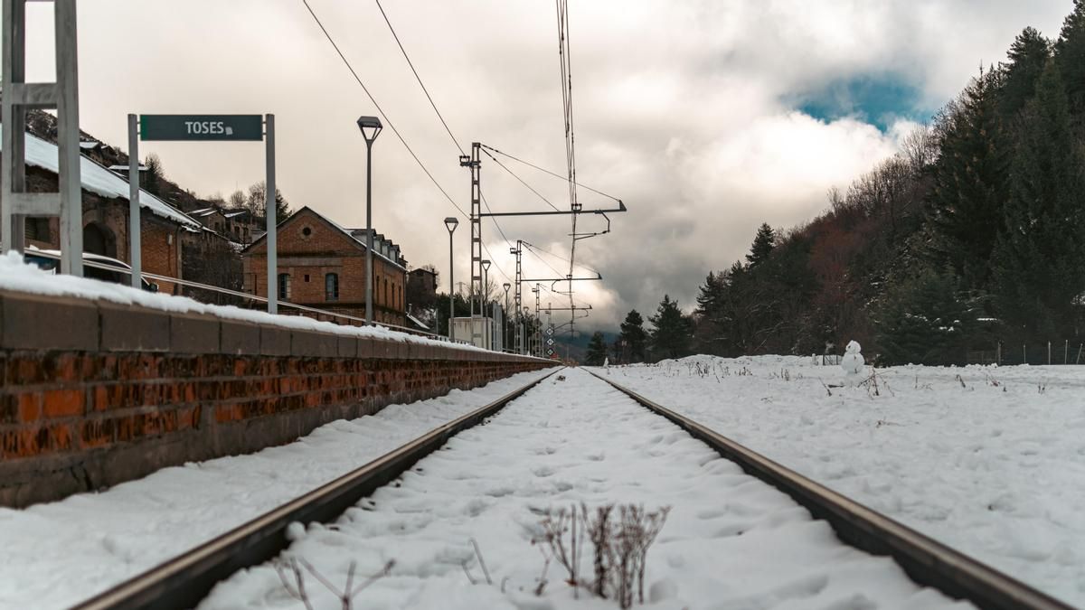 Temporal de nieve en Girona, a 28 de diciembre de 2025