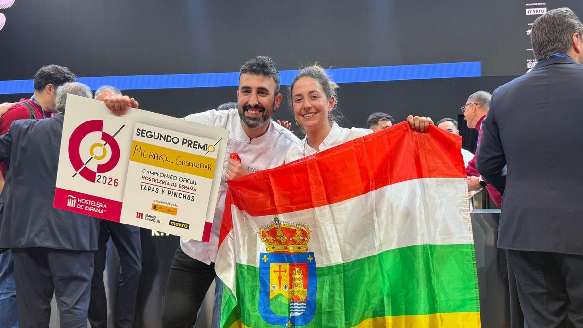 Kike Fernández de Meraki Gastrobar, subcampeón del Concurso Nacional de Tapas y Pinchos