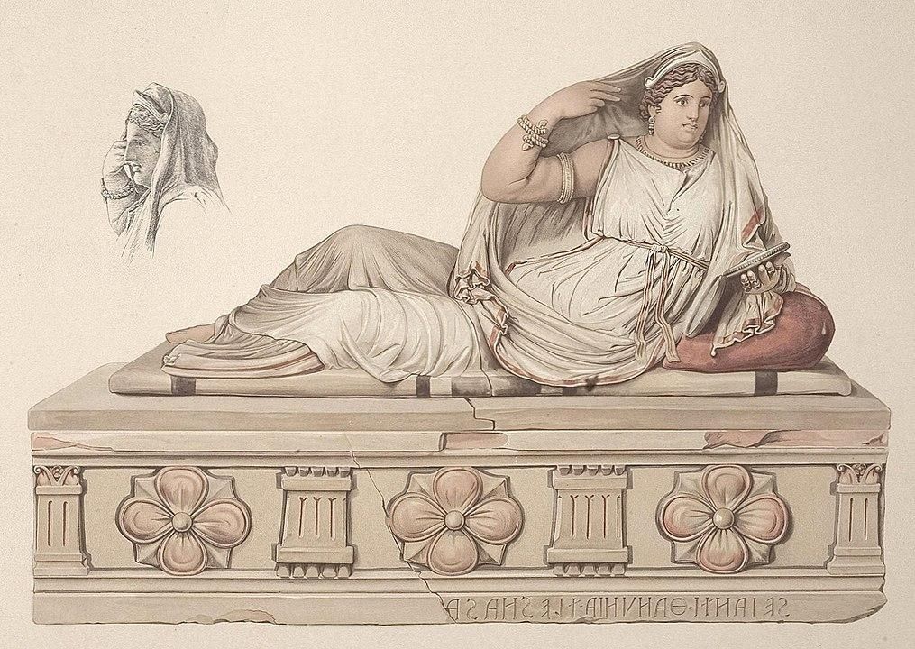 Sarcófago de la etrusca Seianti Hanunia Tlesnasa