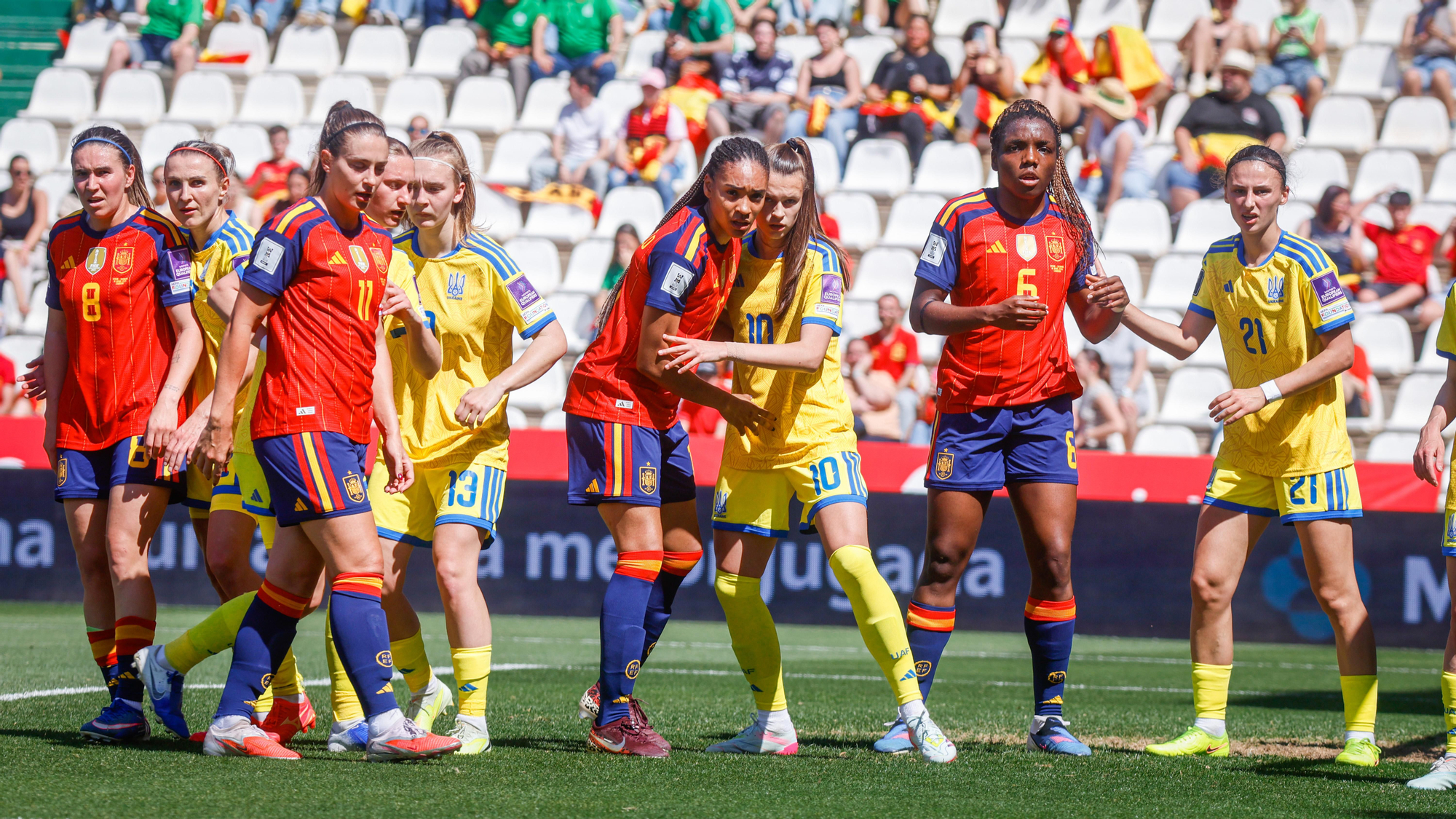 El partido de la selección femenina España - Ucrania