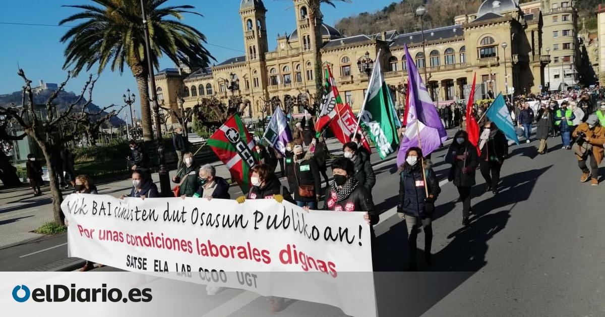 Miles de personas se echan a la calle en Vitoria, Bilbao y Donostia por la Sanidad pública de calidad