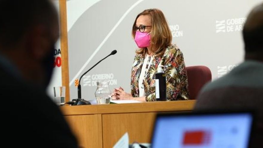Mayte Pérez en rueda de prensa