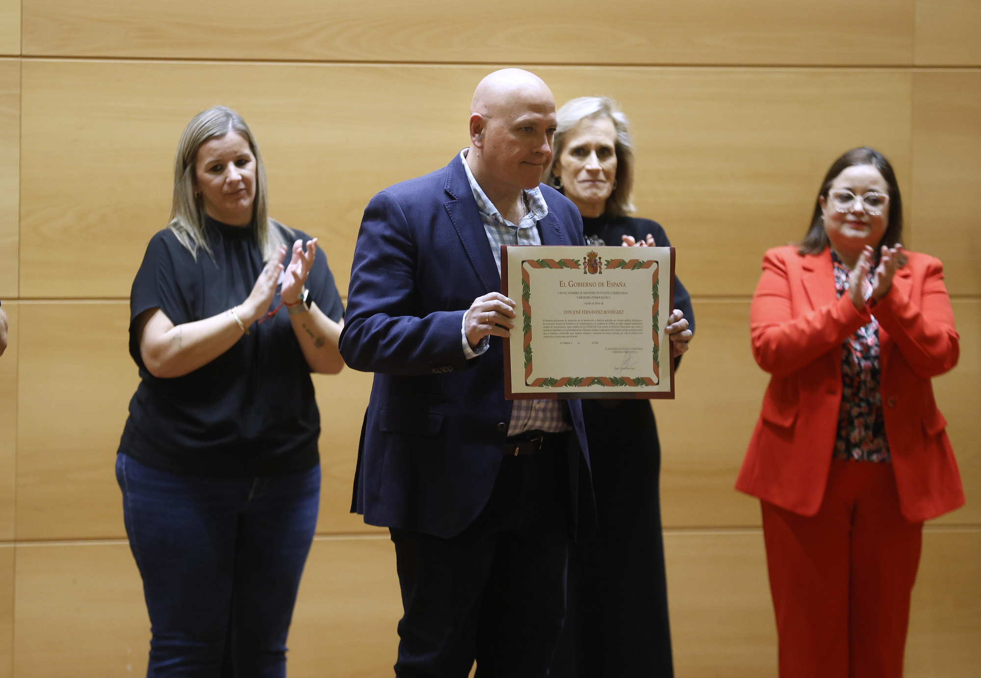 Acto de reconocimiento y reparación a represaliados por el franquismo y deportados a campos nazis
