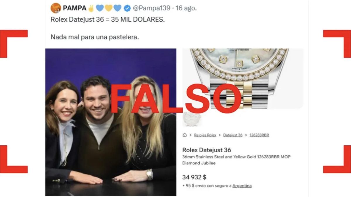 El reloj que usa Karina Milei no es un Rolex ni vale U$S35.000.