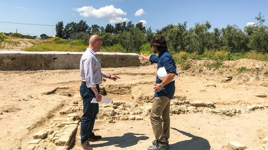 Descubren vestigios de una alquería almohade del siglo XII en las obras de la SE-40