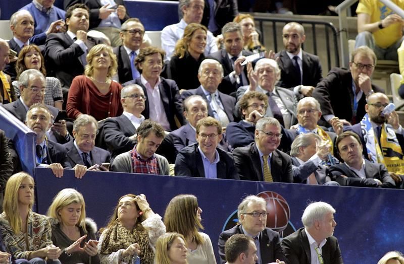 Partido de la final de la Copa del Rey 2016 entre el Herbalife Gran Canaria y el Real Madrid. Efe.