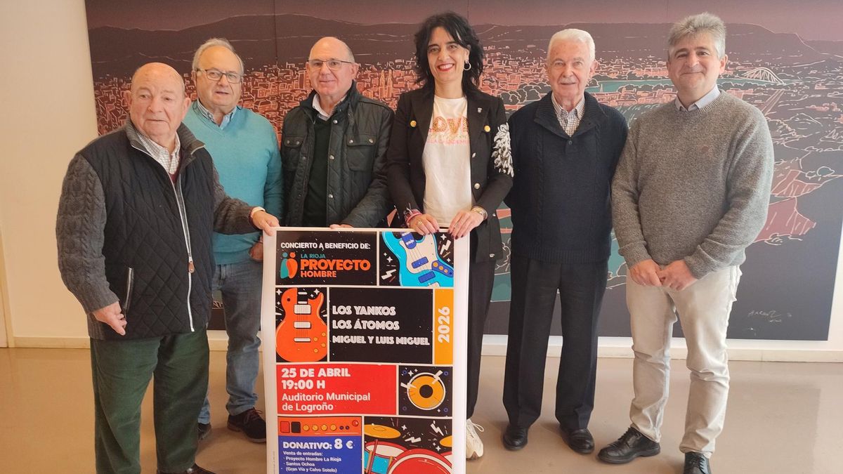 El concierto anual a beneficio de Proyecto Hombre será el 25 de abril en Logroño