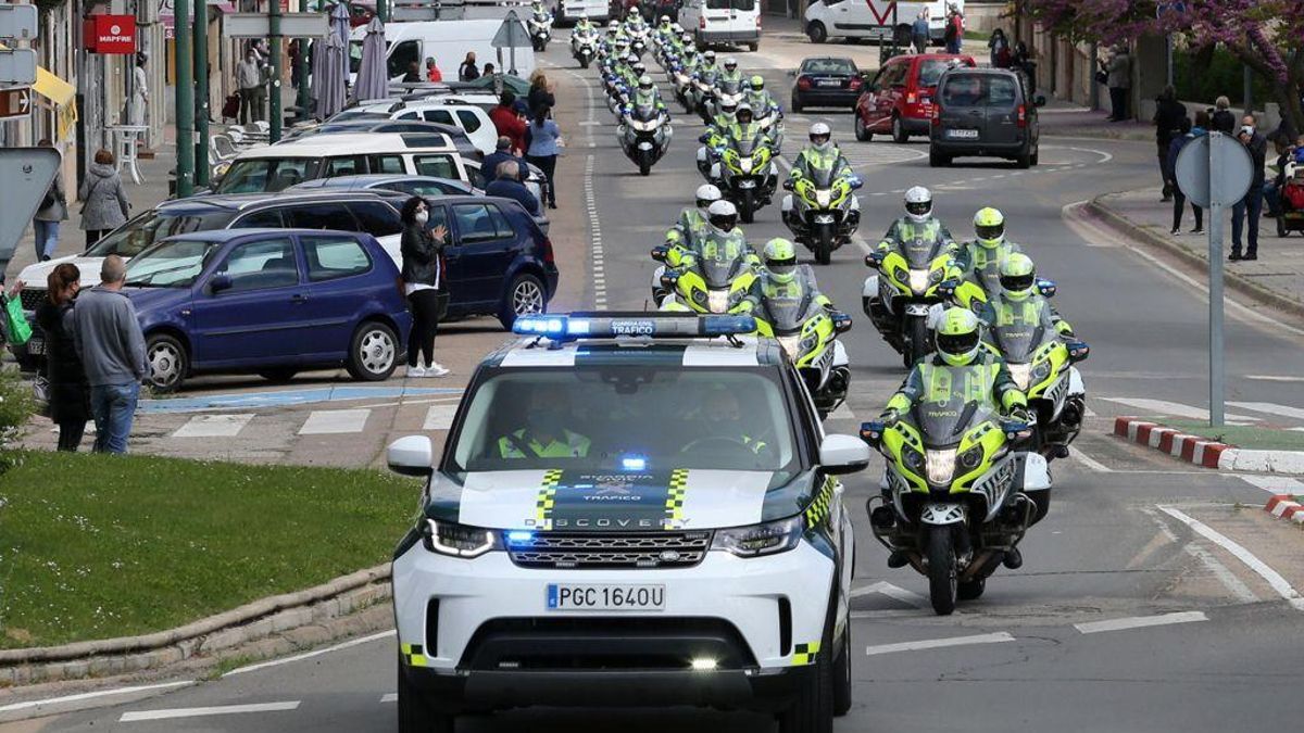 Una columna de más de 160 guardias civiles recorre toda la provincia de Córdoba